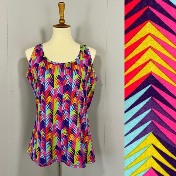 Fabletics Multicolor Keyhole Back Emra Tank Top - Picture 1 of 8